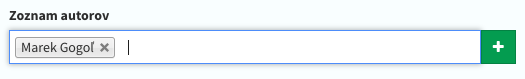 Relation field with the add-record button